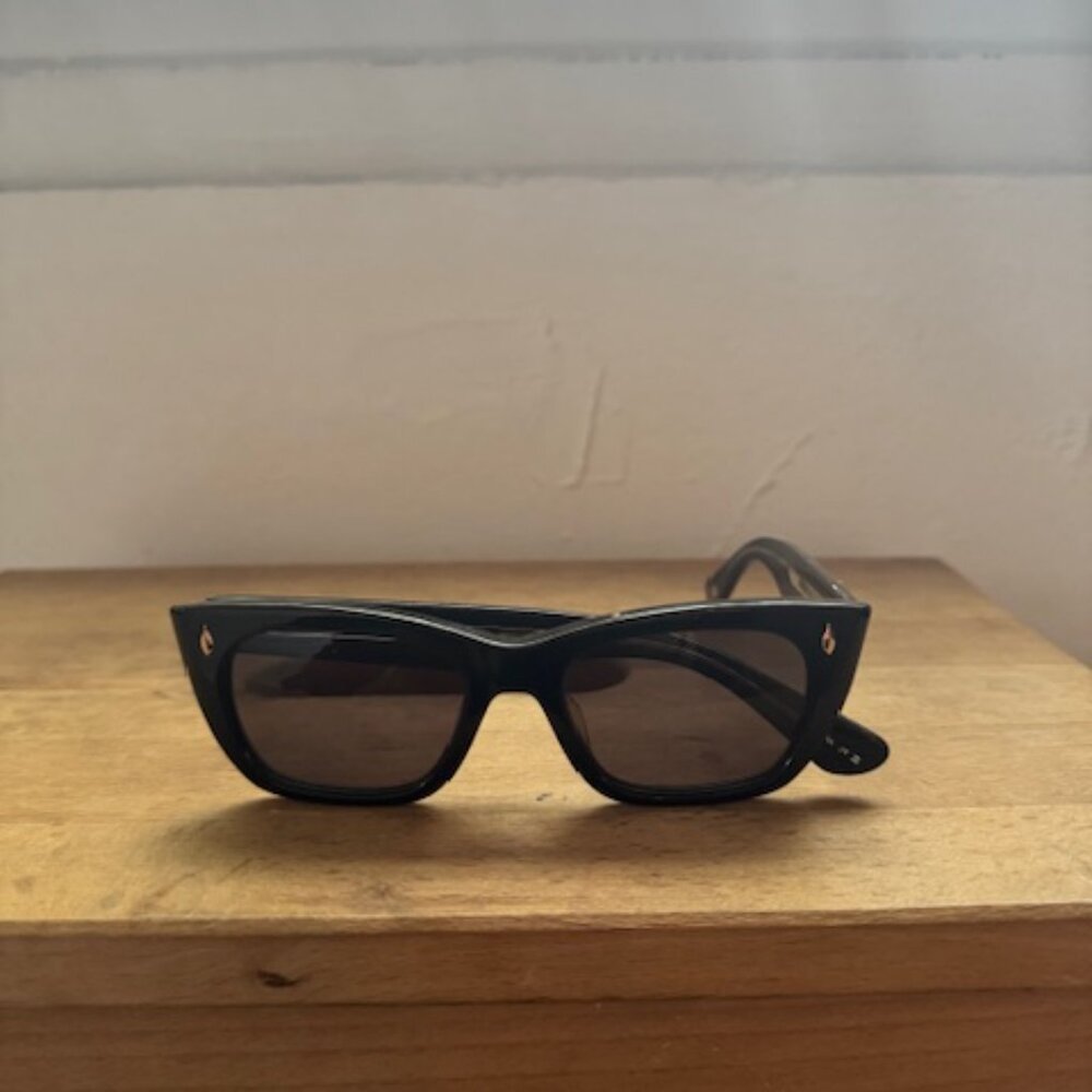 Garrett Leight Webster Sun in Black - Picture 7 of 9